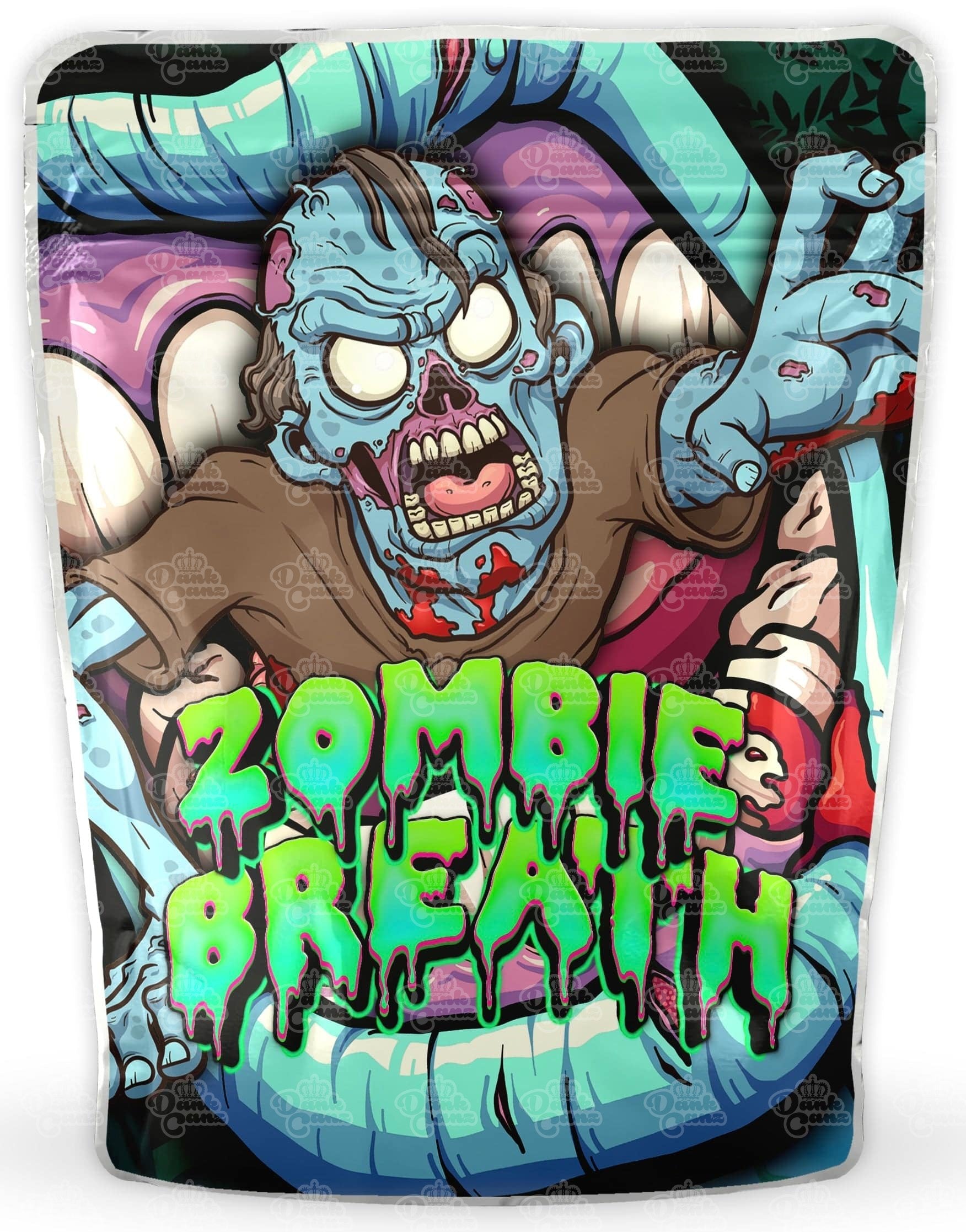 Zombie Breath Mylar Bags - DC Packaging Custom Cannabis Packaging
