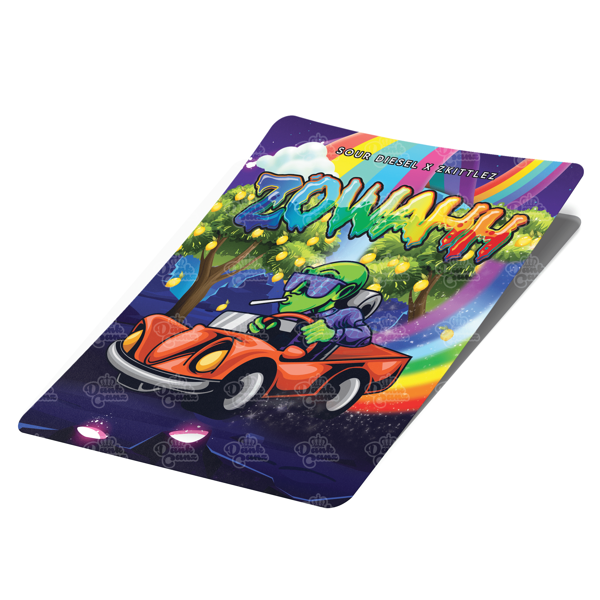 Zowahh Mylar Bag Labels - Labels only - DC Packaging Custom Cannabis Packaging