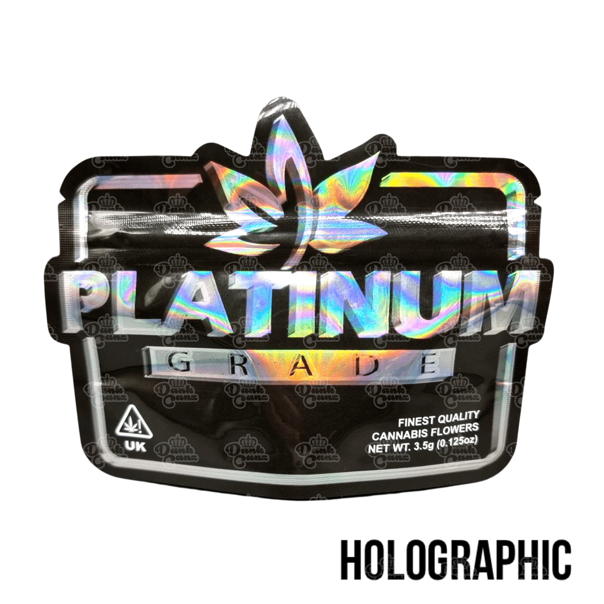 Die Cut Direct Printed Mylar Bags - DC Packaging Custom Cannabis Packaging