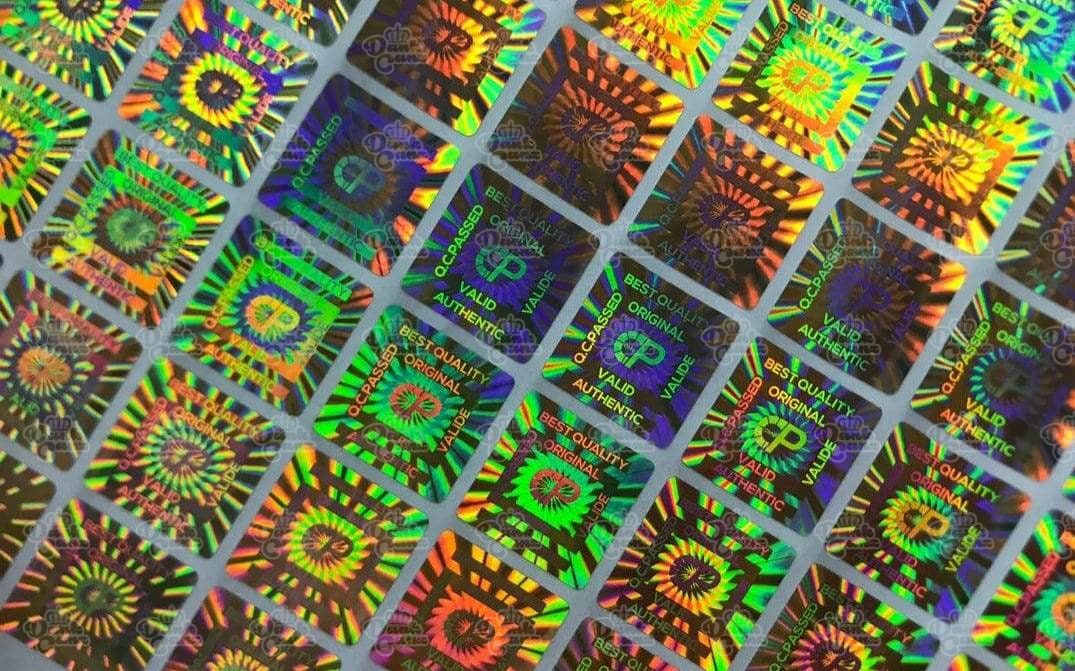 Hologram Tamper Stickers - DC Packaging Custom Cannabis Packaging