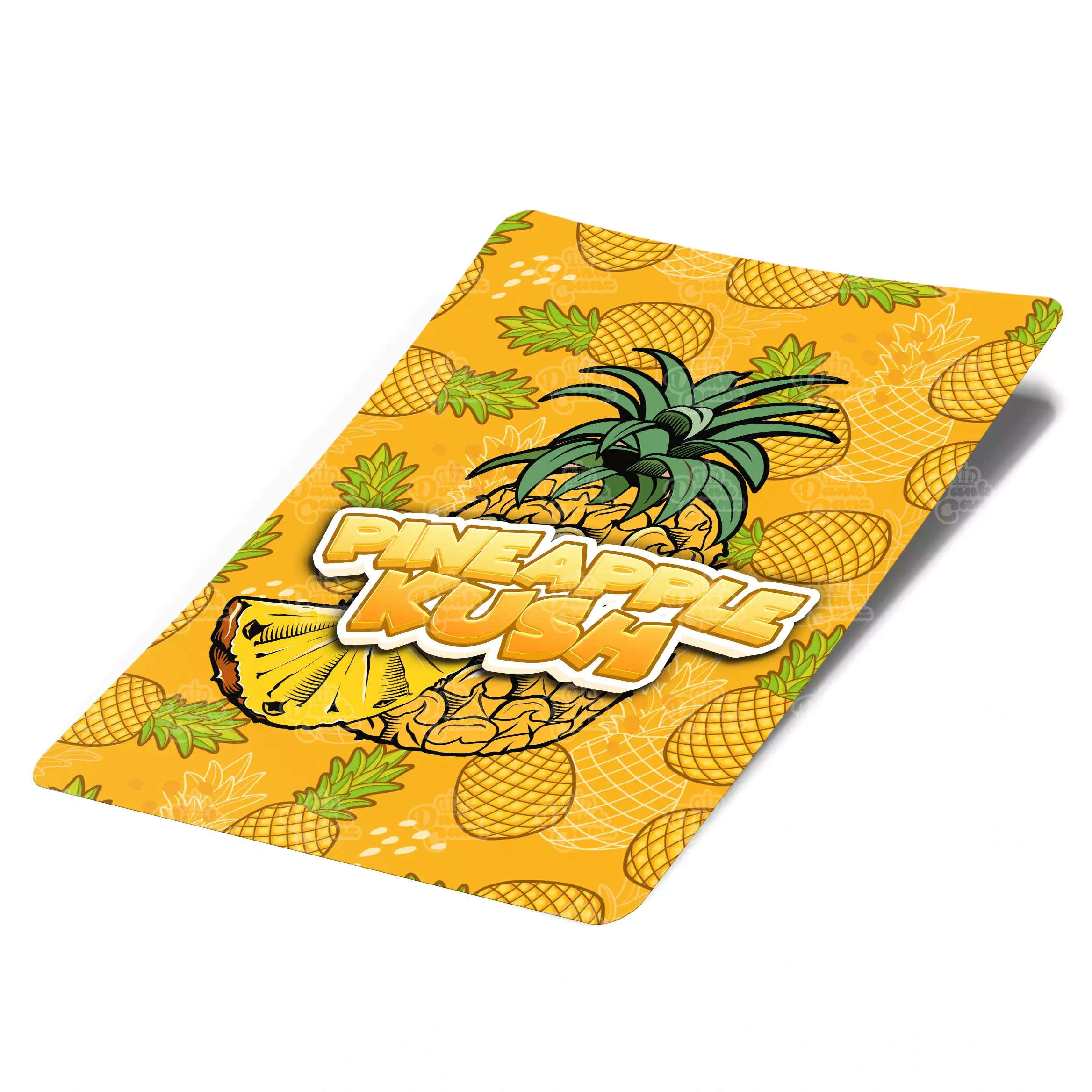 Pineapple Kush Mylar Bag Labels - Labels only - DC Packaging Custom Cannabis Packaging
