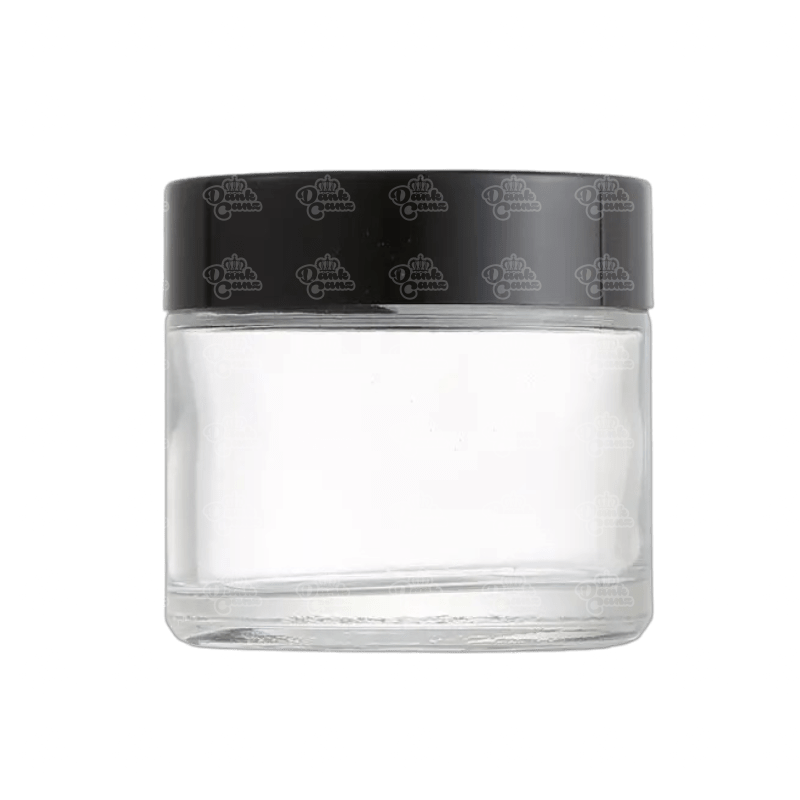 60ML 3.5g Clear Glass Jars - DC Packaging Custom Cannabis Packaging