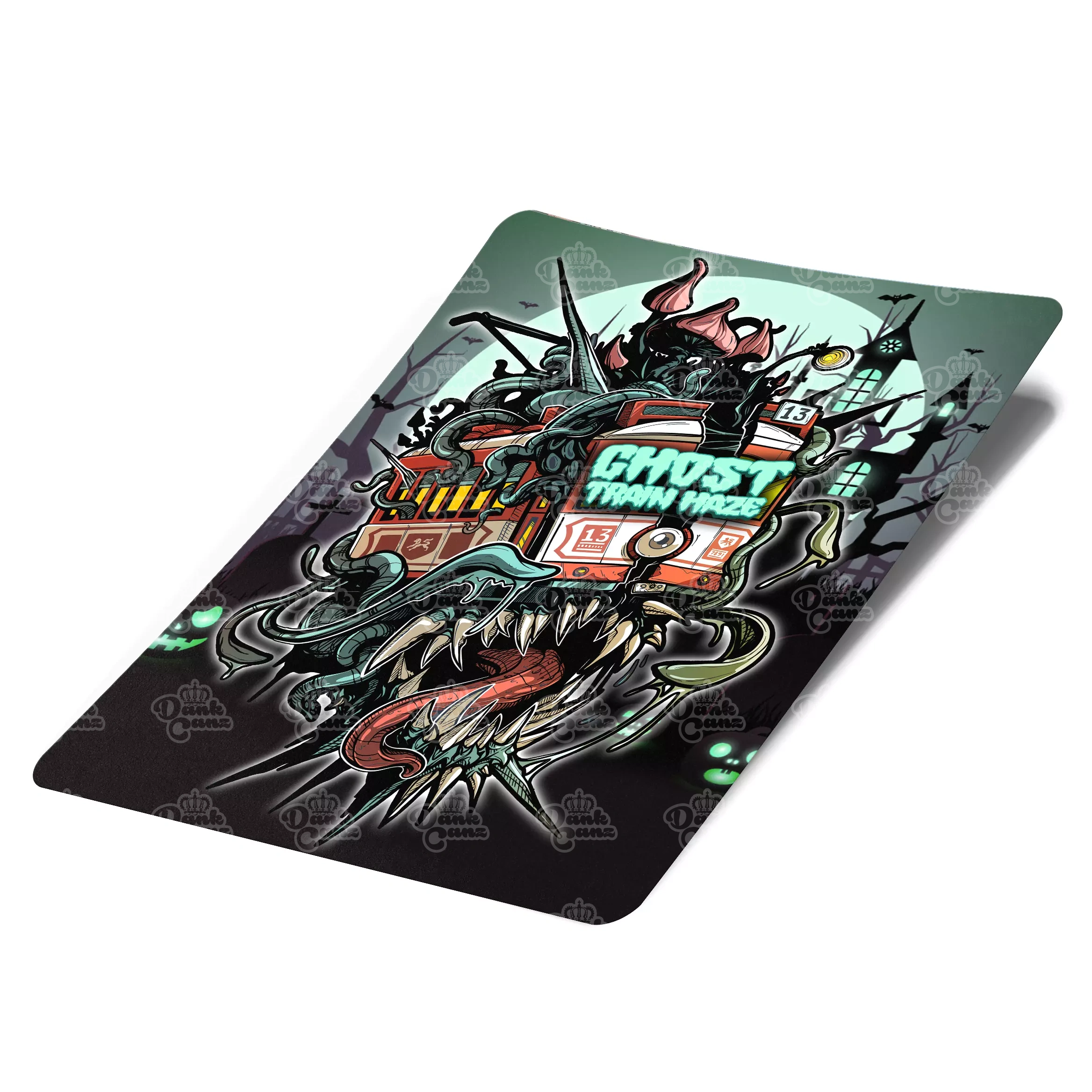 Ghost Train Haze Mylar Bag Labels - Labels only - DC Packaging Custom Cannabis Packaging