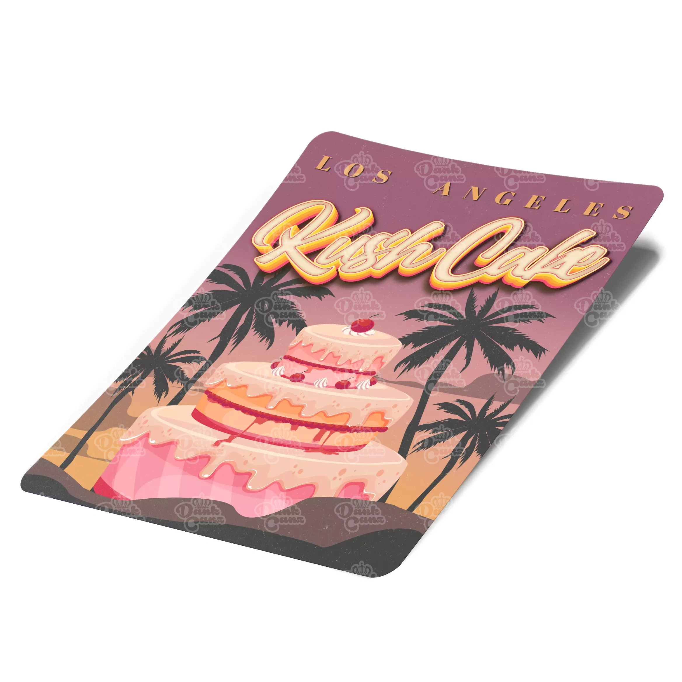 LA Kush Cake Mylar Bag Labels - Labels only - DC Packaging Custom Cannabis Packaging