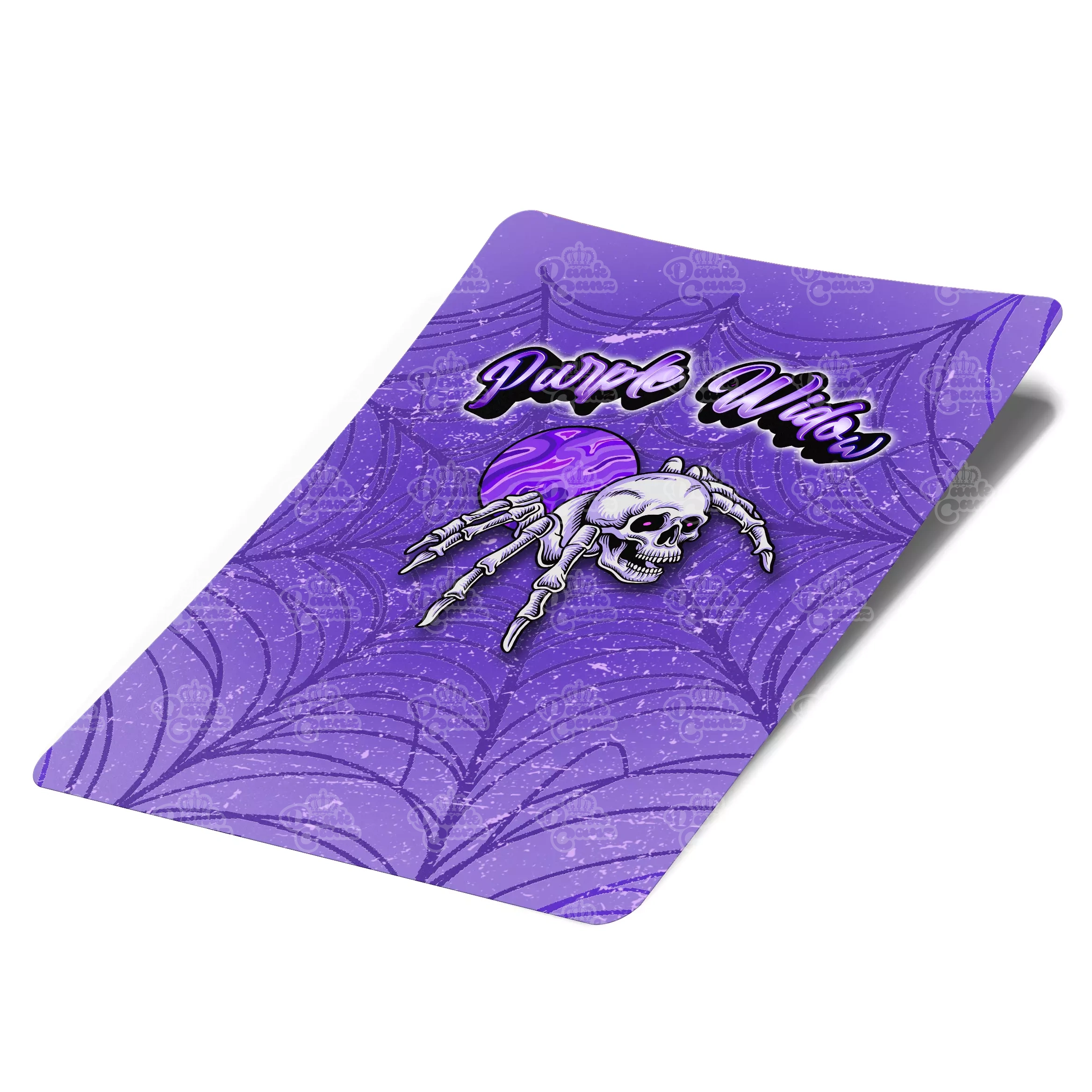 Purple Widow Mylar Bag Labels - Labels only - DC Packaging Custom Cannabis Packaging