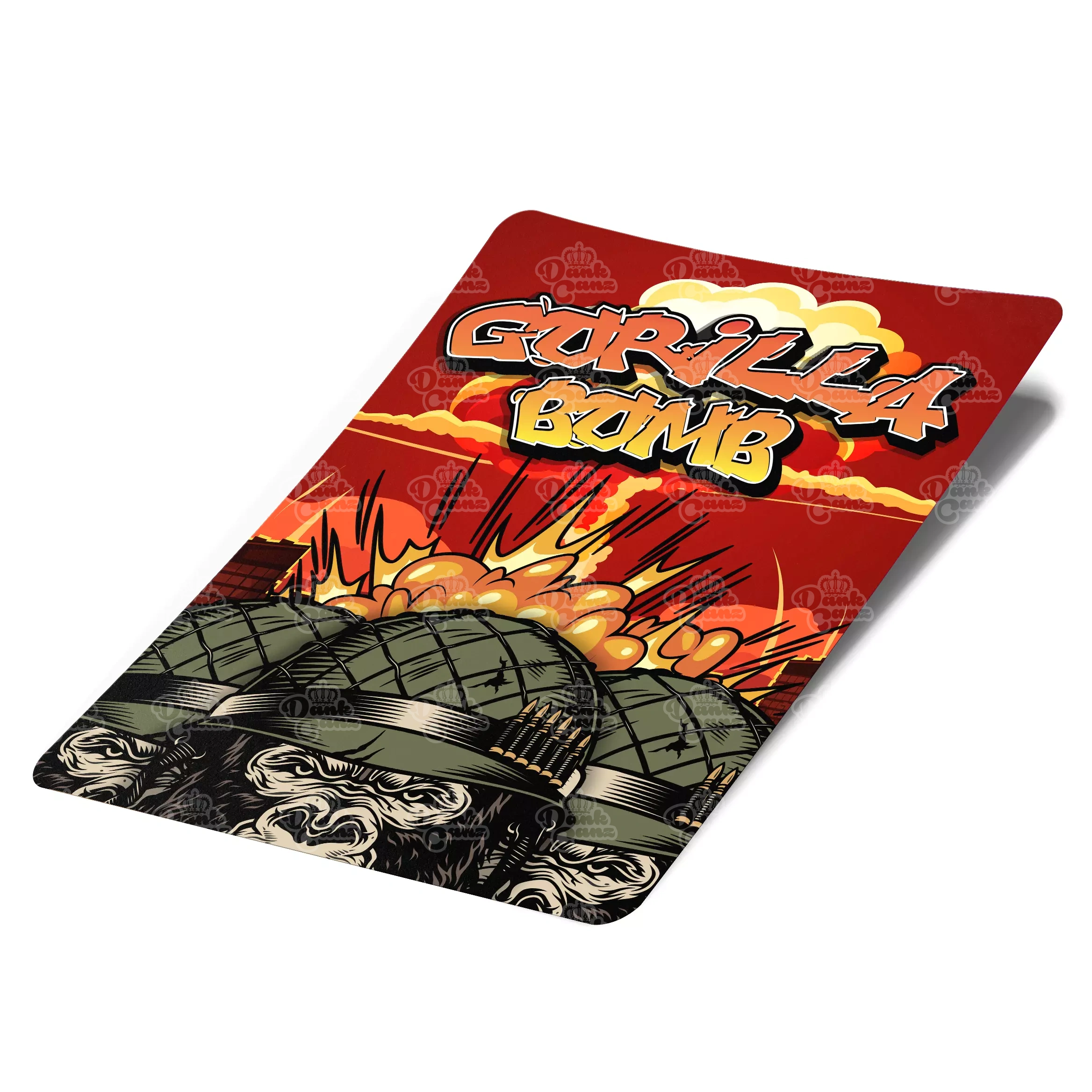 Gorilla Bomb Mylar Bag Labels - Labels only - DC Packaging Custom Cannabis Packaging