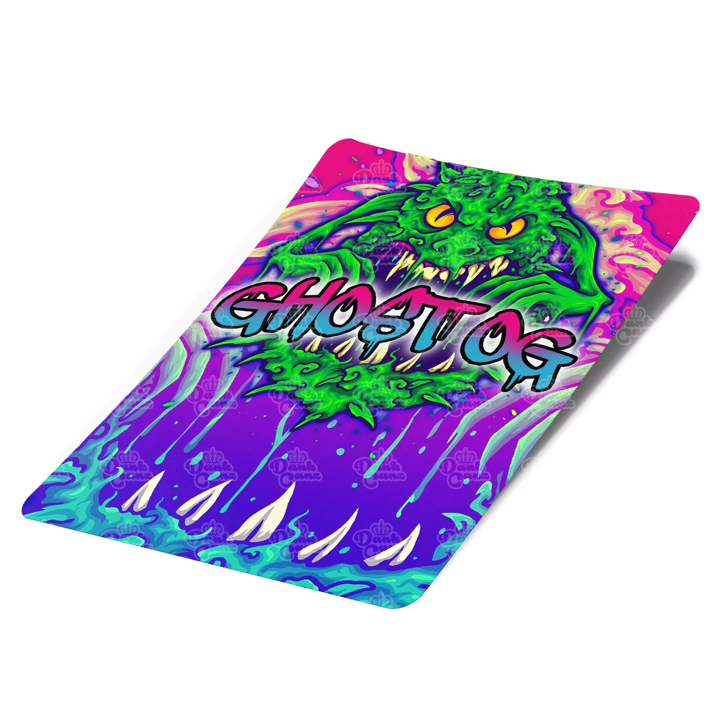 Ghost OG Mylar Bag Labels - Labels only - DC Packaging Custom Cannabis Packaging