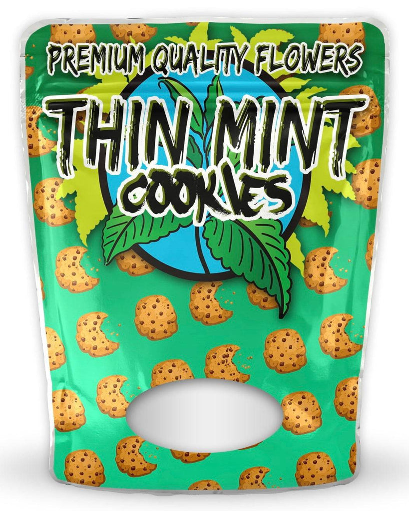 Thin Mint Cookies Mylar Bags Cali Packs Empty Packaging Size