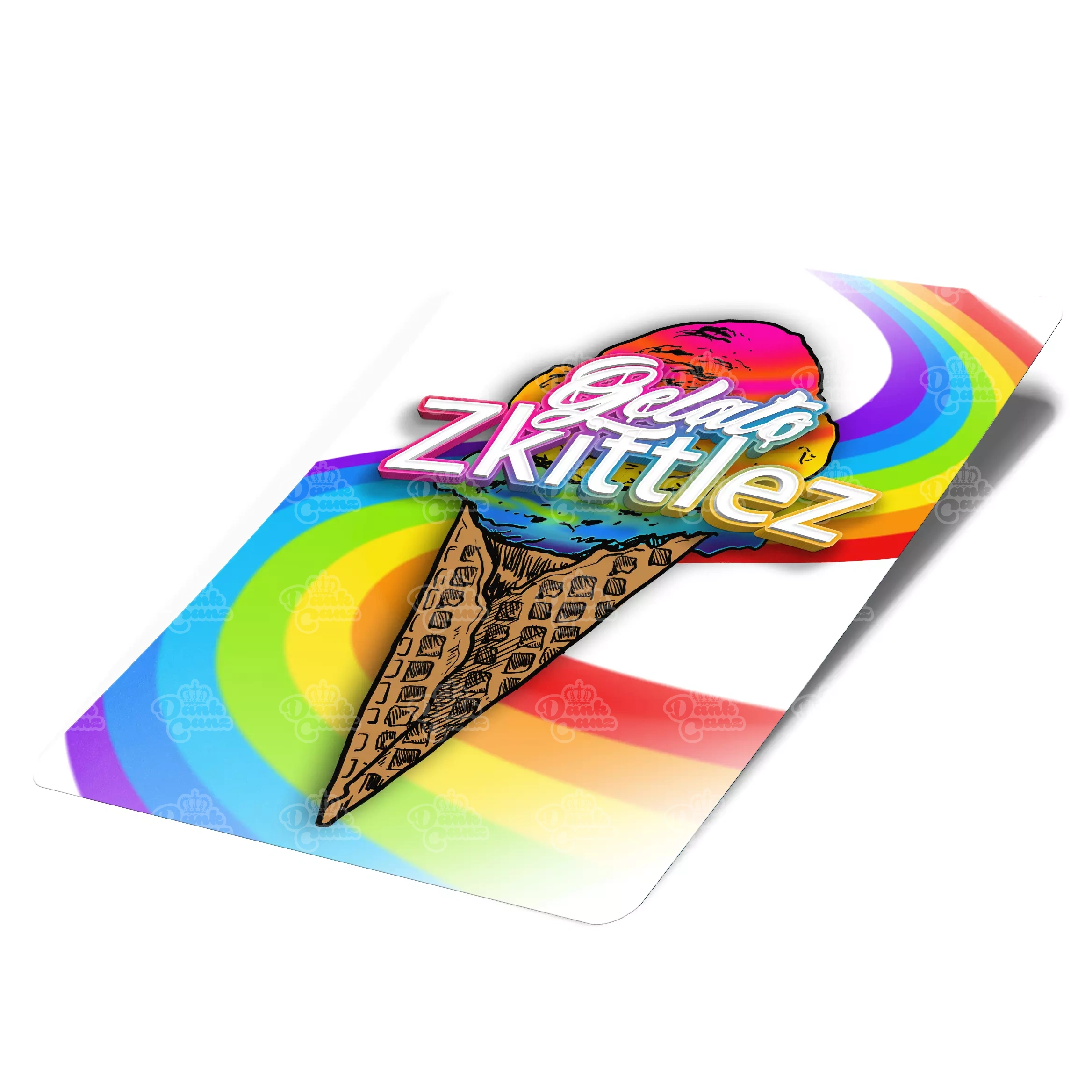 Gelato Zkittlez Mylar Bag Labels - Labels only - DC Packaging Custom Cannabis Packaging