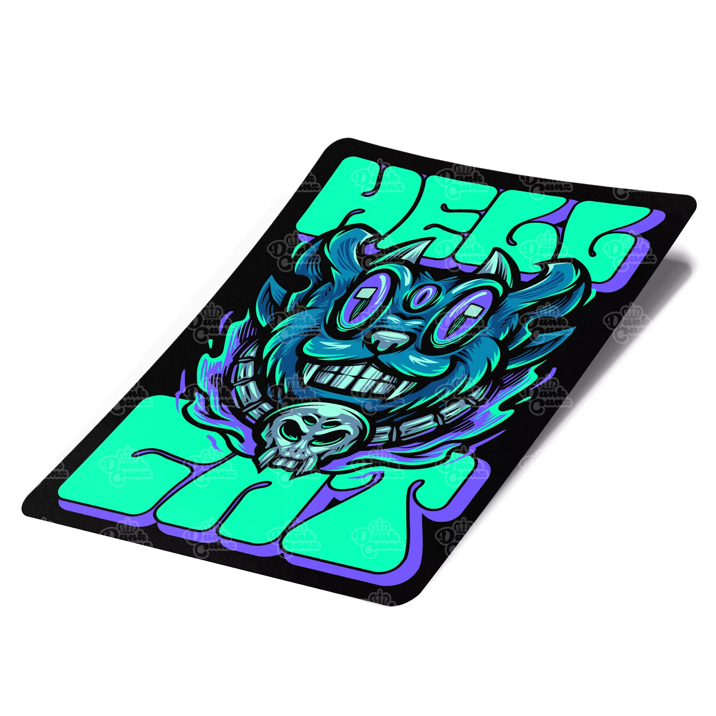 Hell Cat Mylar Bag Labels - Labels only - DC Packaging Custom Cannabis Packaging