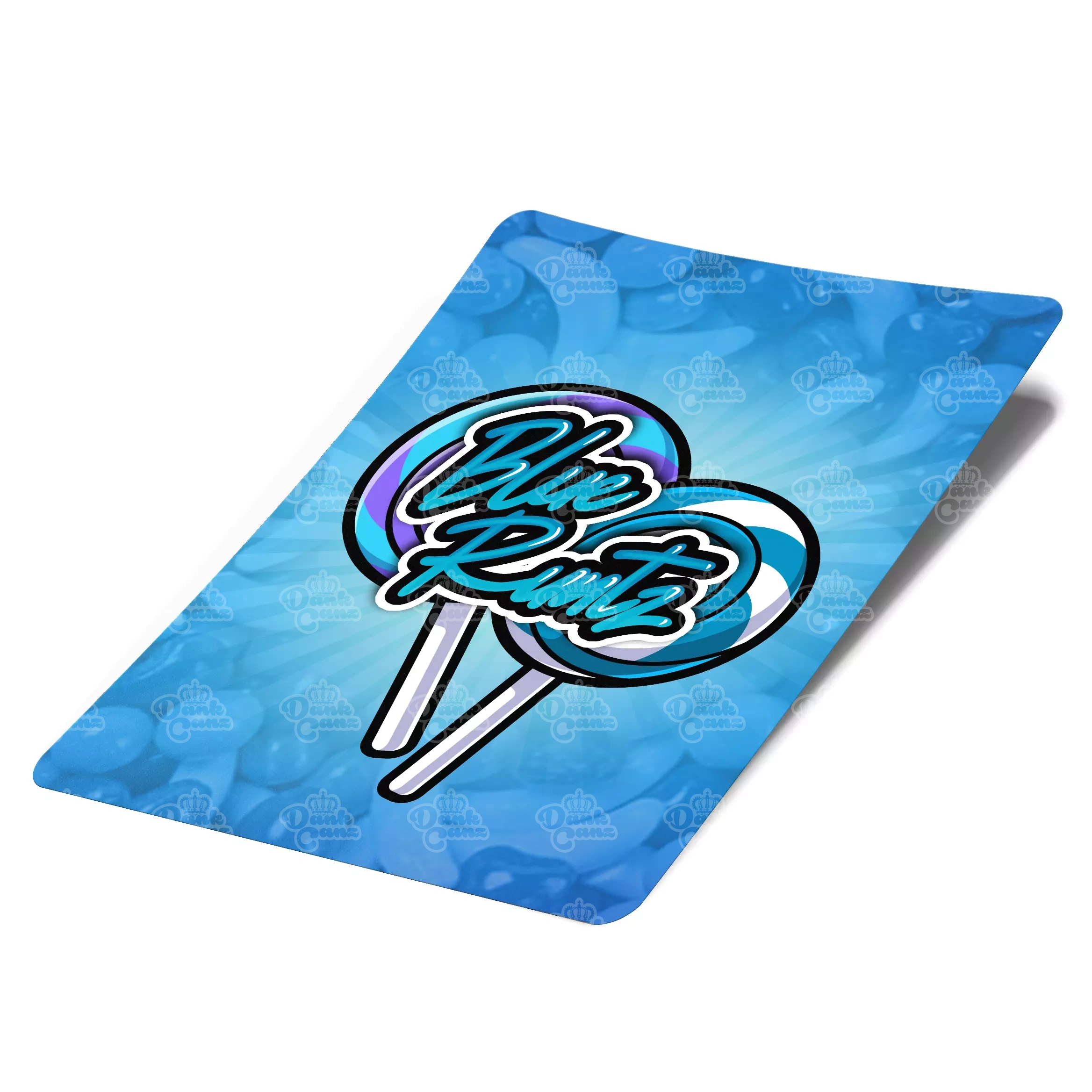 Blue Runtz Mylar Bag Labels - Labels only - DC Packaging Custom Cannabis Packaging
