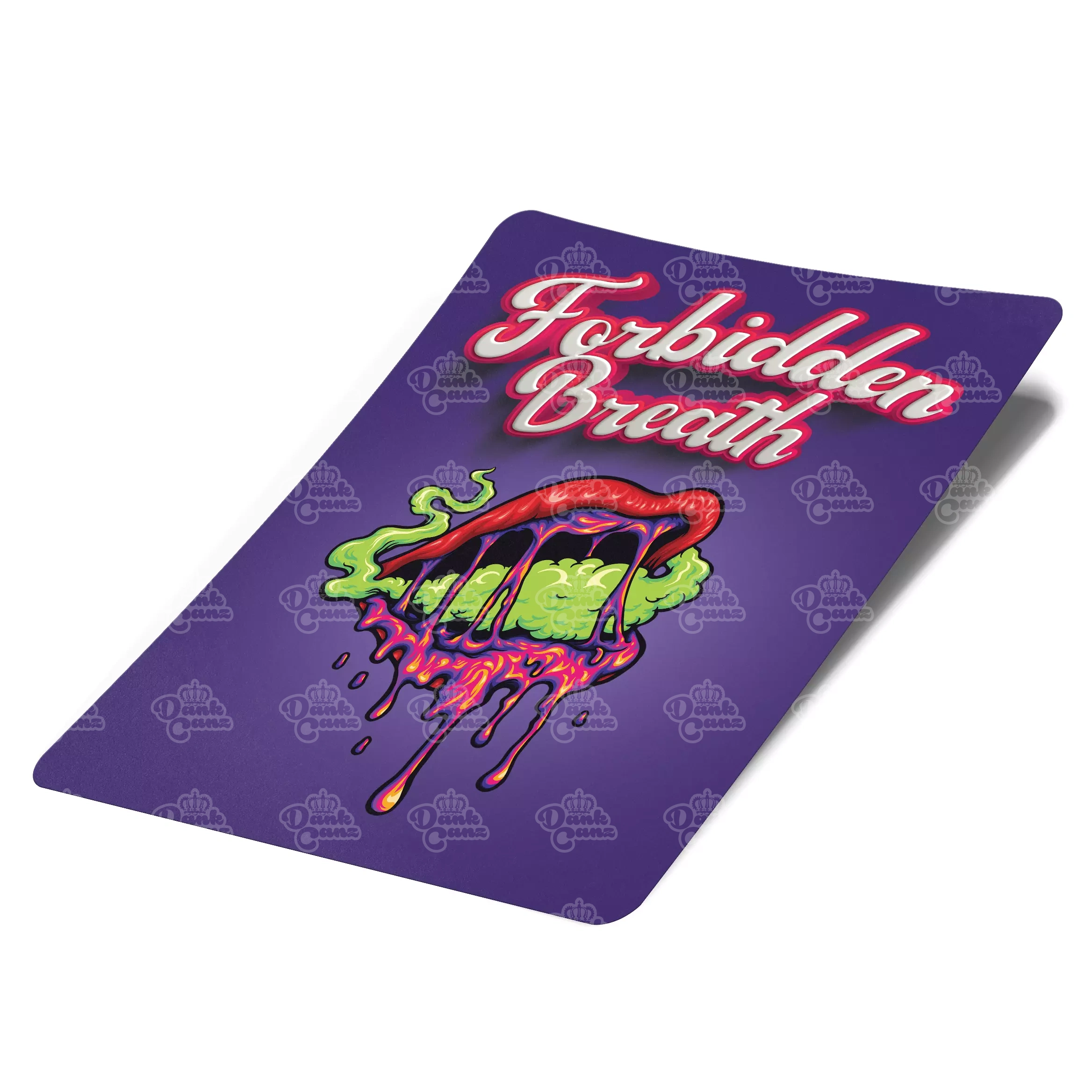 Forbidden Breath Mylar Bag Labels - Labels only - DC Packaging Custom Cannabis Packaging