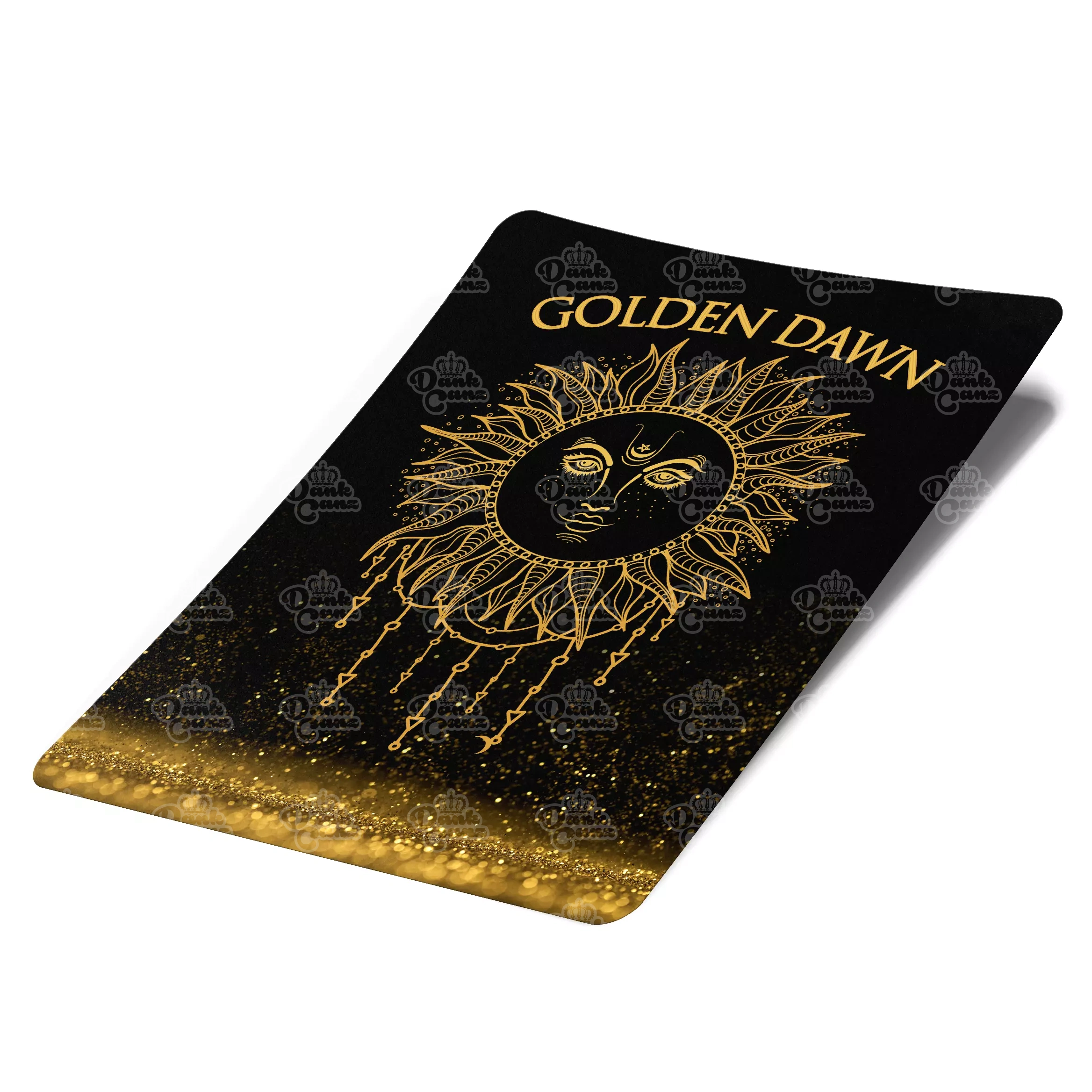Golden Dawn Mylar Bag Labels - Labels only - DC Packaging Custom Cannabis Packaging