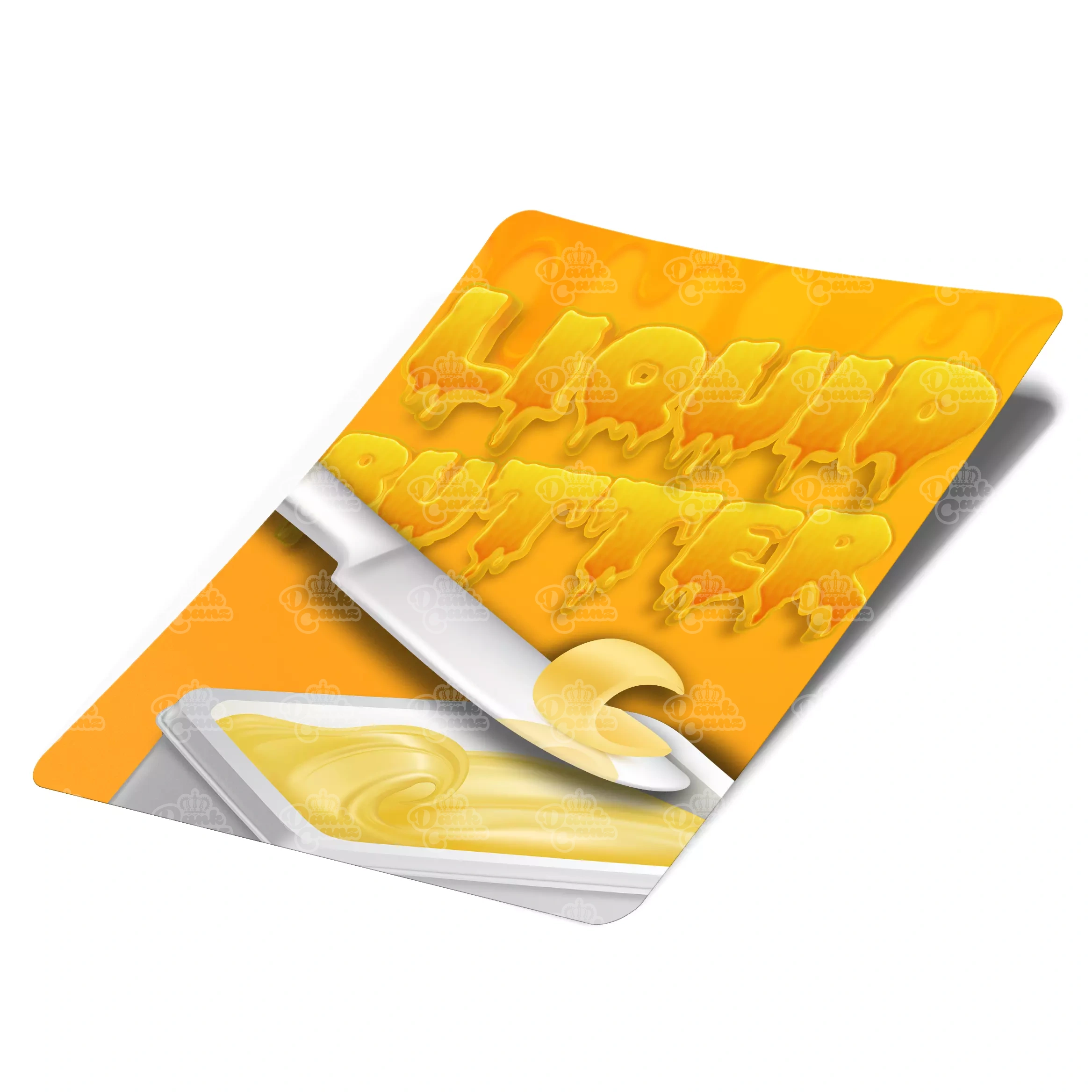 Liquid Butter Mylar Bag Labels - Labels only - DC Packaging Custom Cannabis Packaging