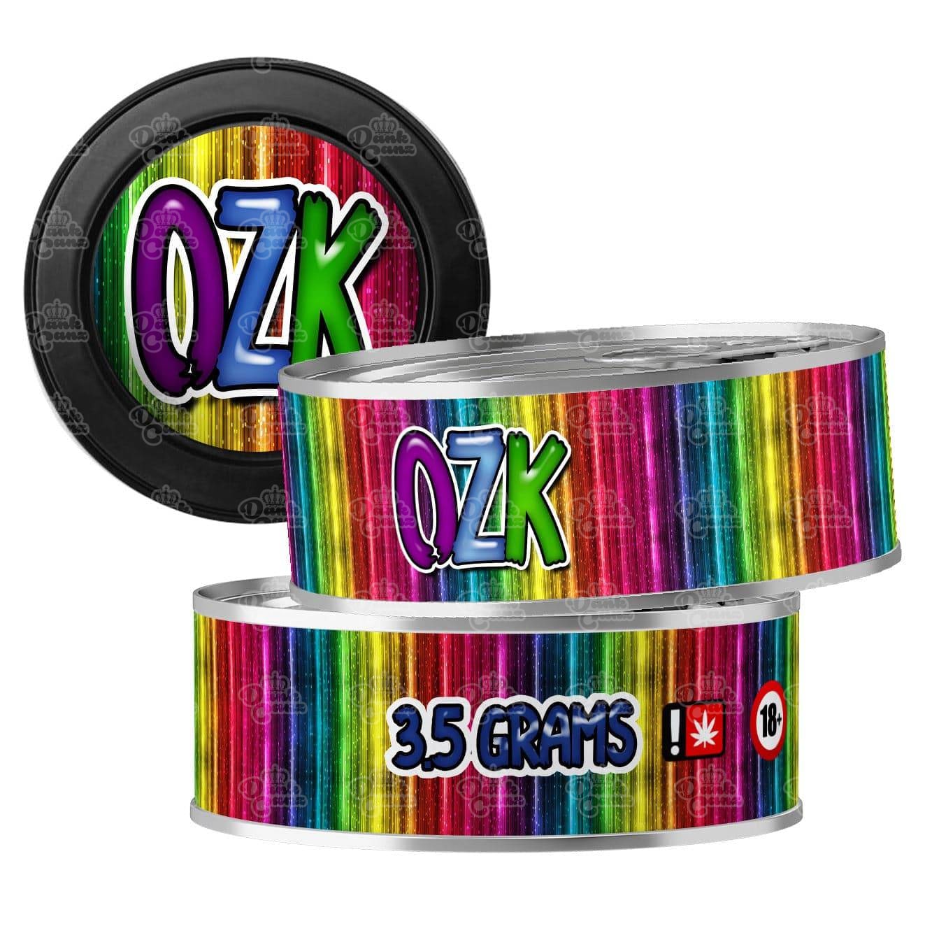 OZK 3.5g Self Seal Tins - DC Packaging Custom Cannabis Packaging