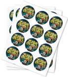 Zushi Crumble Strain Stickers - DC Packaging Custom Cannabis Packaging