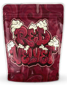 Red Velvet Mylar Bags - DC Packaging Custom Cannabis Packaging