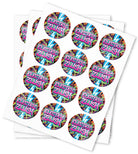 Electric Zlush Strain Stickers - DC Packaging Custom Cannabis Packaging