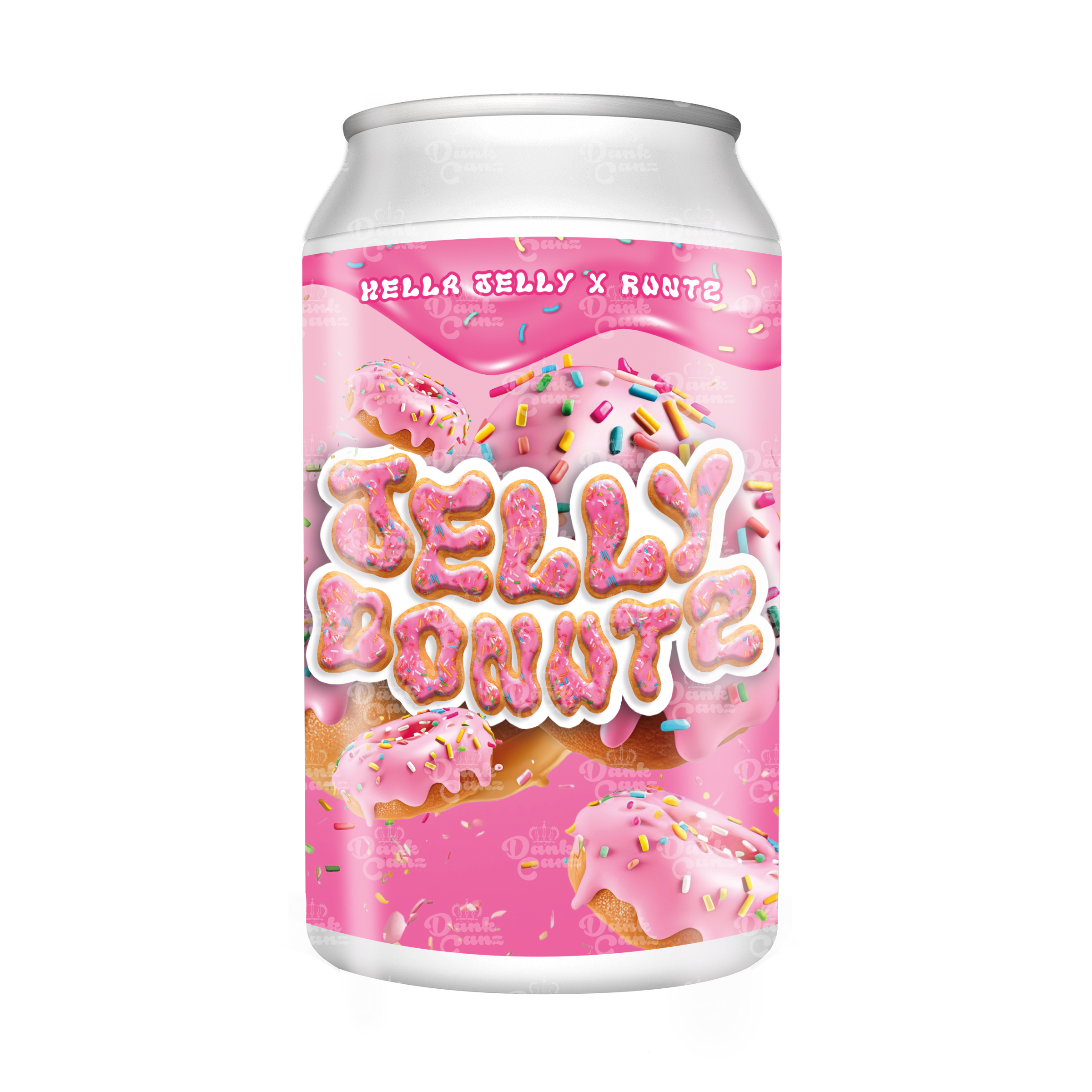 Jelly Donutz 3.5g Plastic Soda Cans