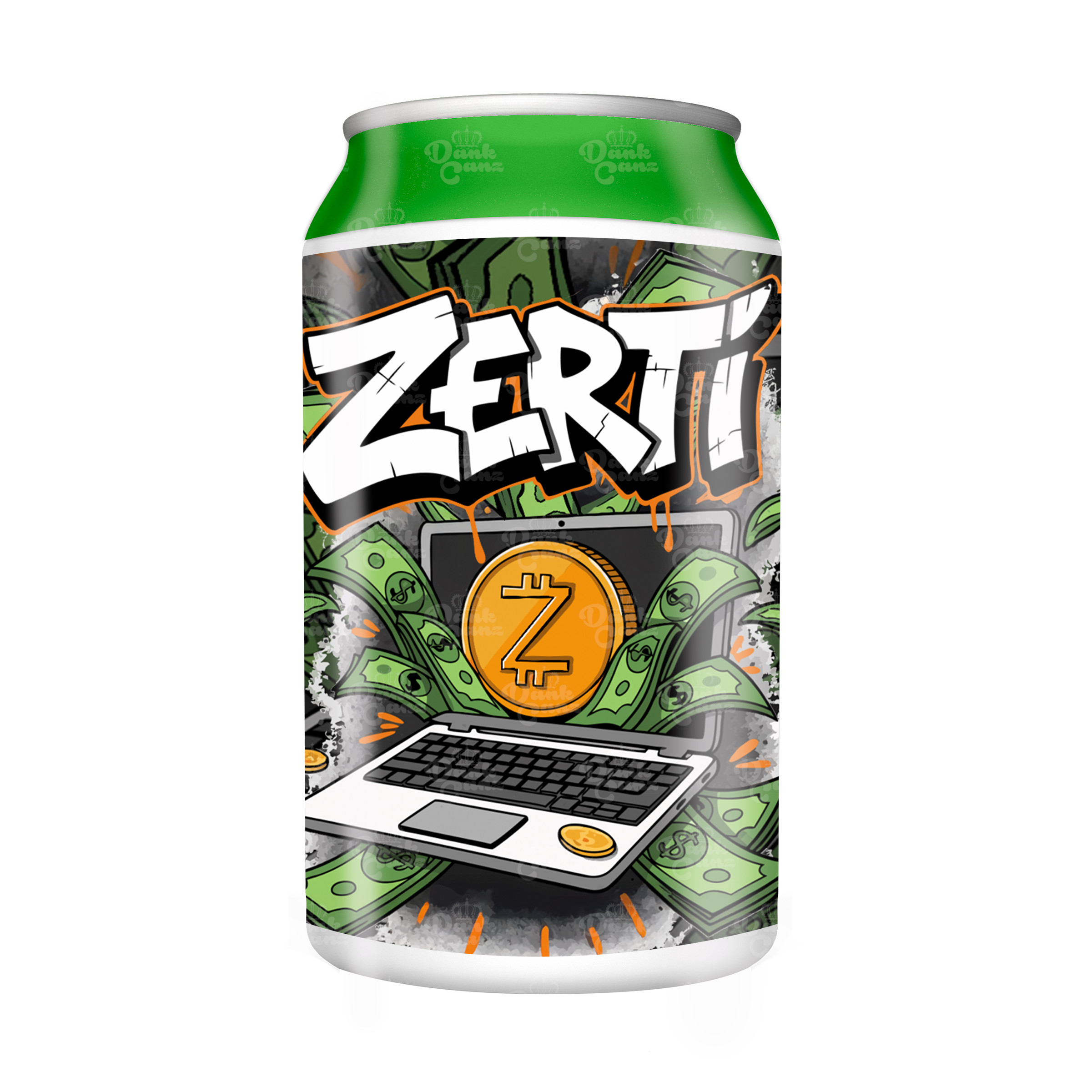 Zerti 3.5g Plastic Soda Cans - DC Packaging Custom Cannabis Packaging