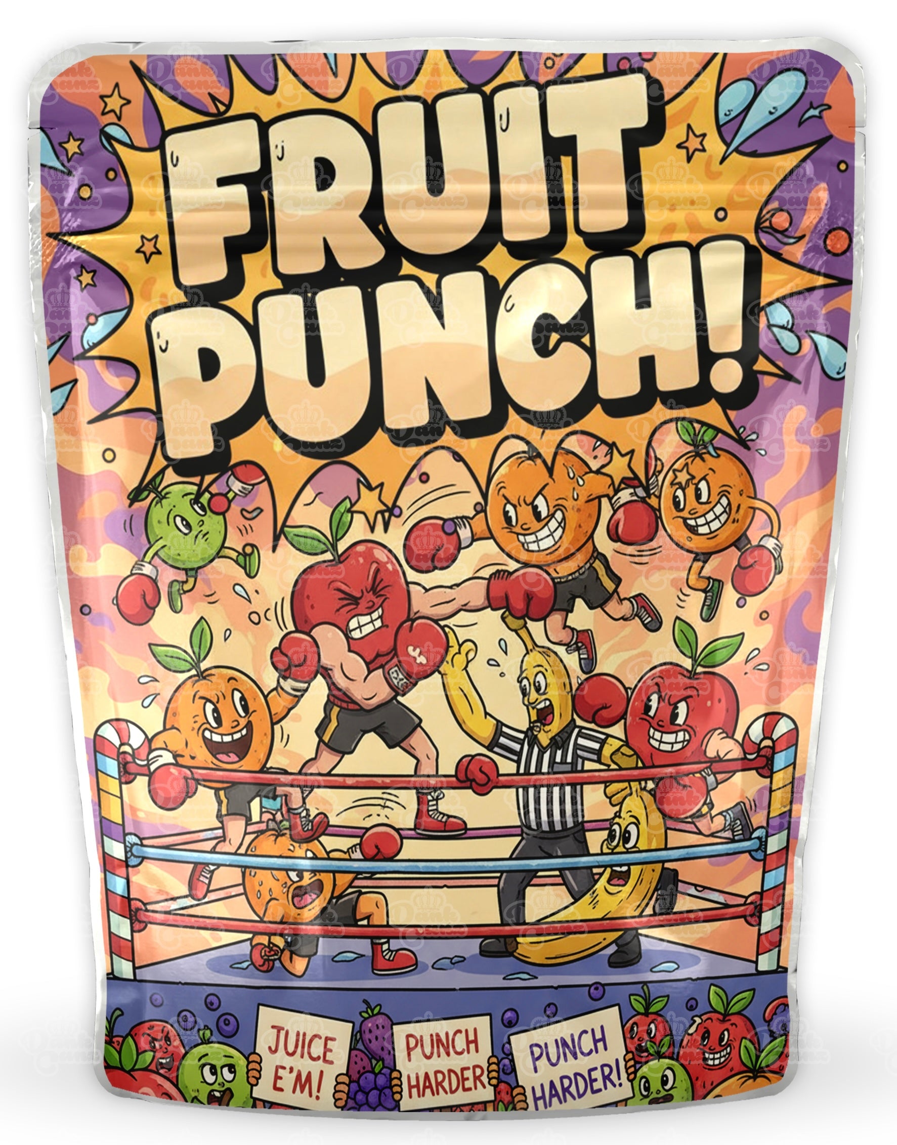Fruit Punch Mylar Bags - DC Packaging Custom Cannabis Packaging