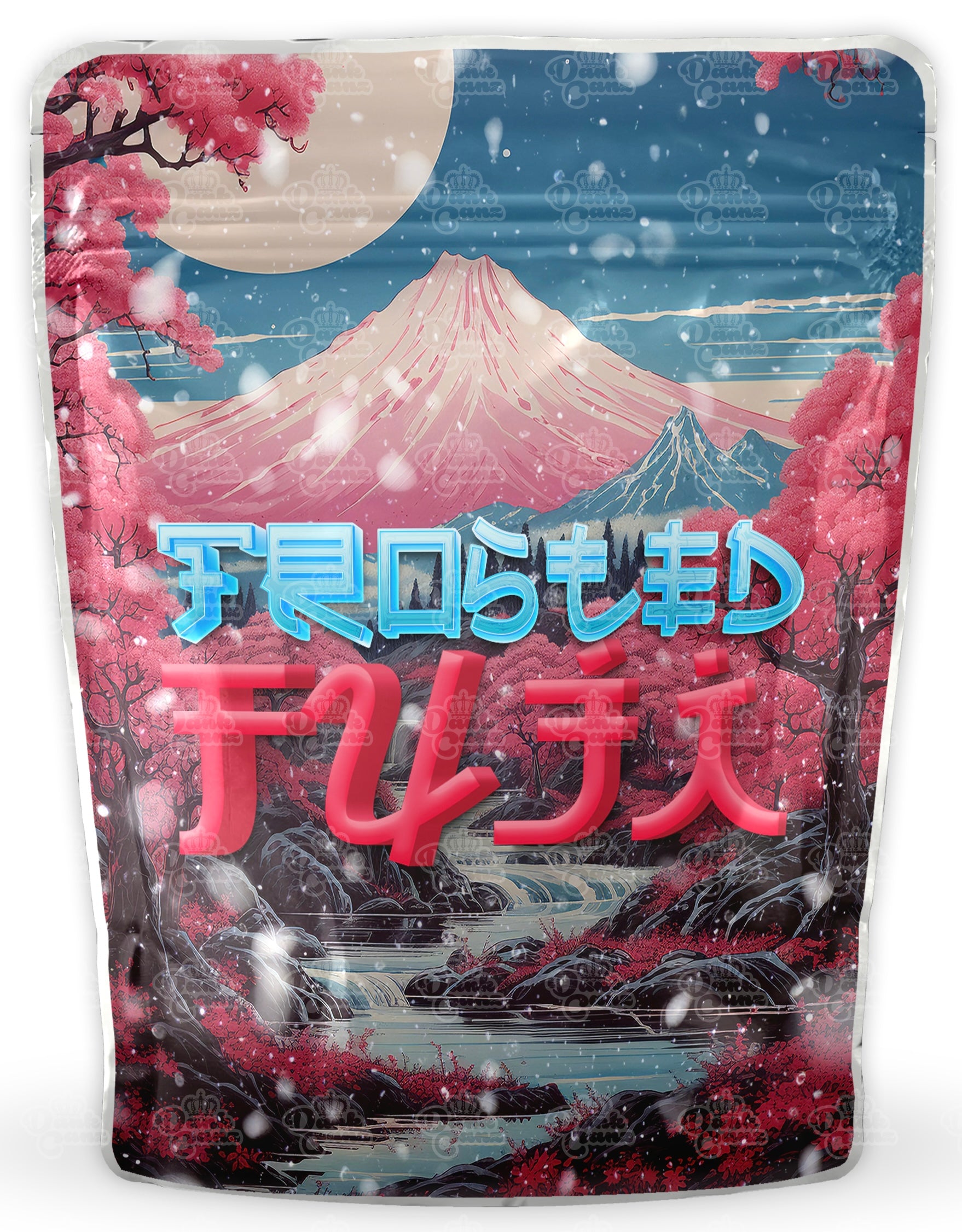 Frosted Fuji Mylar Bags - DC Packaging Custom Cannabis Packaging