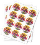 Funky Charms Strain Stickers - DC Packaging Custom Cannabis Packaging