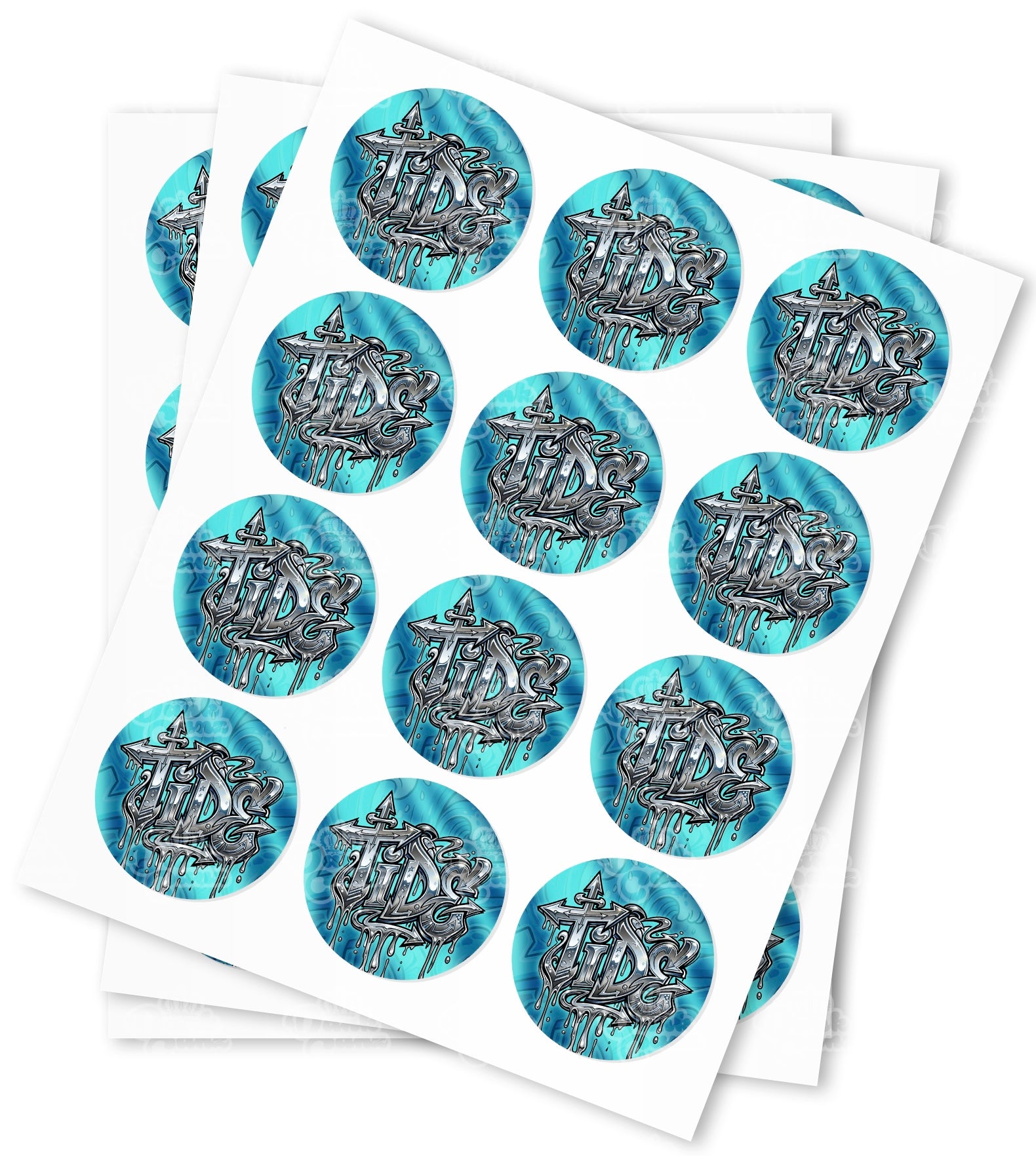 Tide Strain Stickers - DC Packaging Custom Cannabis Packaging