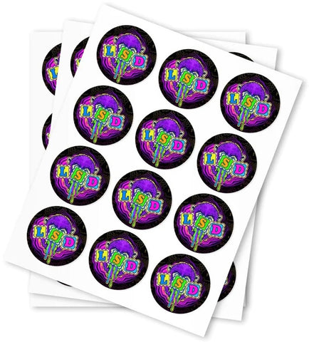 LSD Strain Stickers - DC Packaging Custom Cannabis Packaging