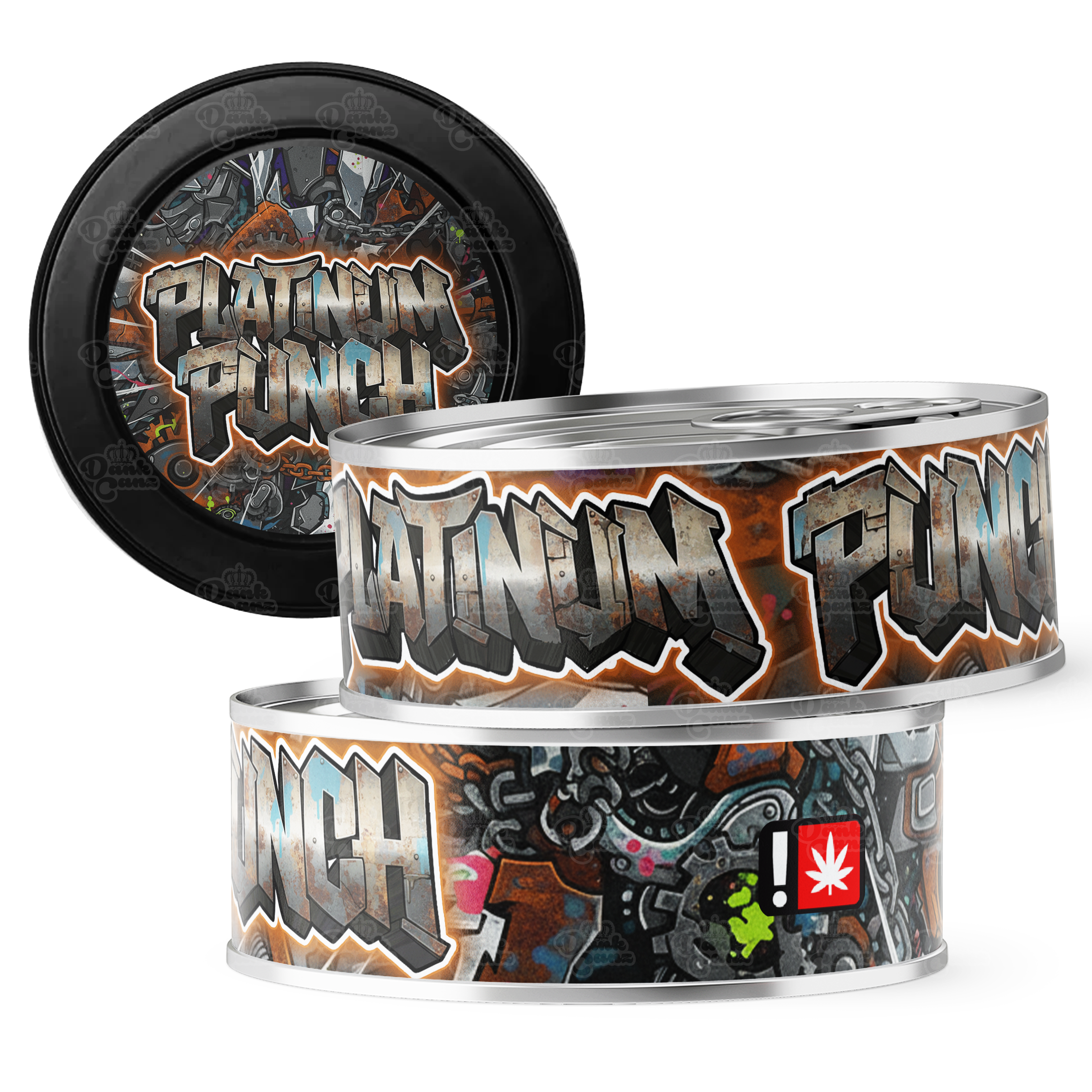 Platinum Punch 3.5g Self Seal Tins - DC Packaging Custom Cannabis Packaging