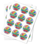 Rainbow Zoap Strain Stickers - DC Packaging Custom Cannabis Packaging