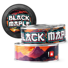 Black Maple 3.5g Self Seal Tins - DC Packaging Custom Cannabis Packaging