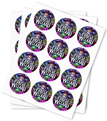 Purple Wizard Strain Stickers