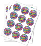 Glitter Bomb Strain Stickers - DC Packaging Custom Cannabis Packaging