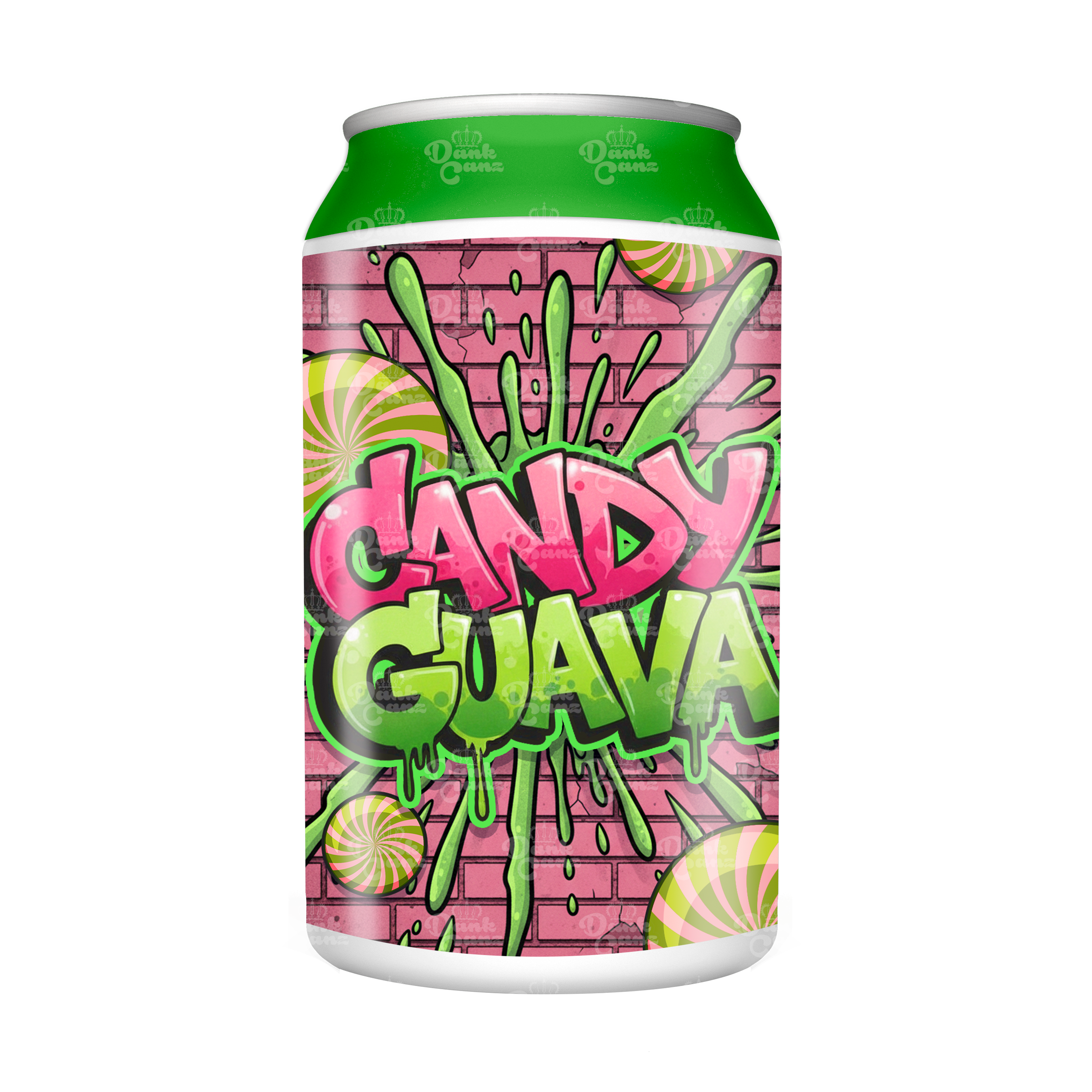 Candy Guava 3.5g Plastic Soda Cans - DC Packaging Custom Cannabis Packaging