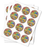 Rainbow Cheddar Strain Stickers - DC Packaging Custom Cannabis Packaging
