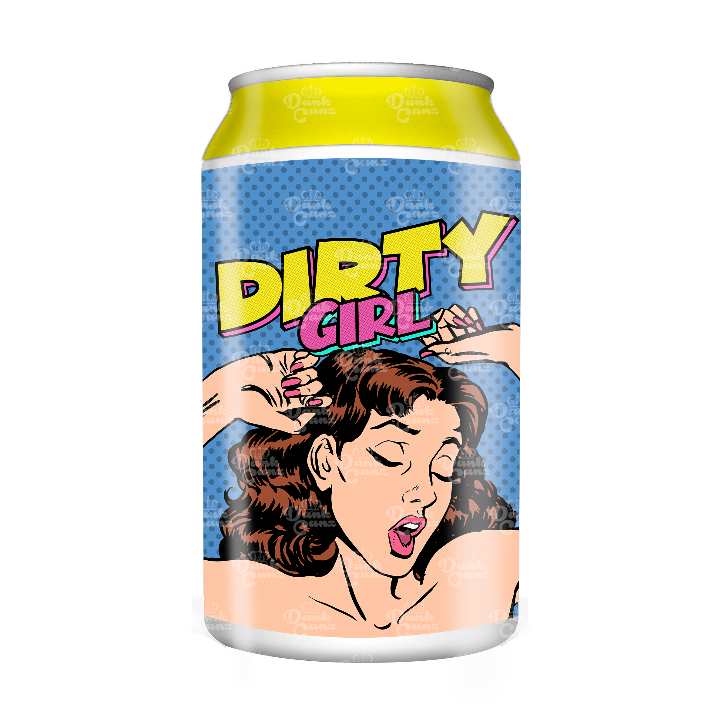 Dirty Girl 3.5g Plastic Soda Cans - DC Packaging Custom Cannabis Packaging