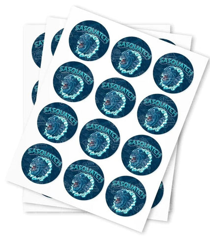 Sasquatch Strain Stickers