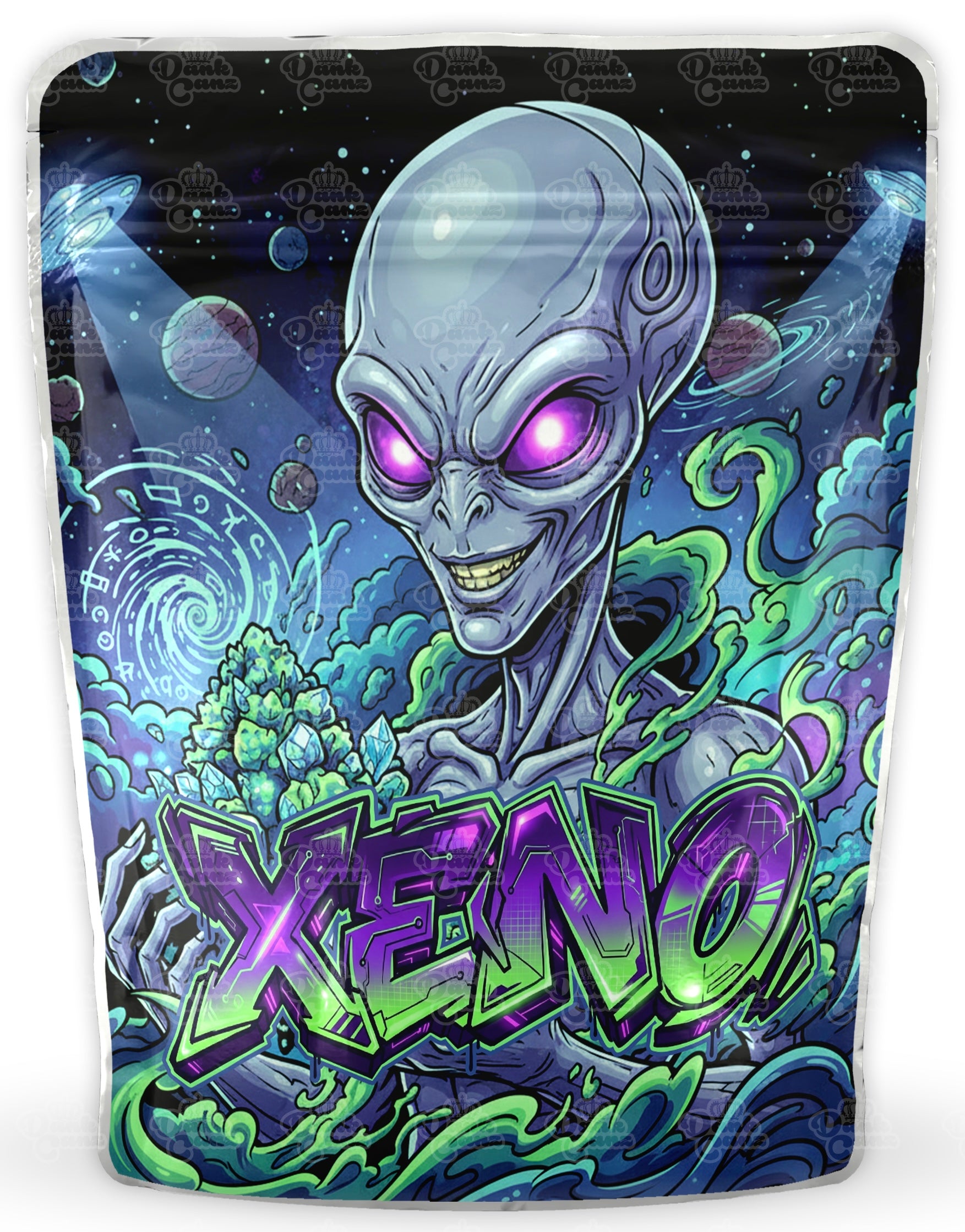 Xeno Mylar Bags - DC Packaging Custom Cannabis Packaging
