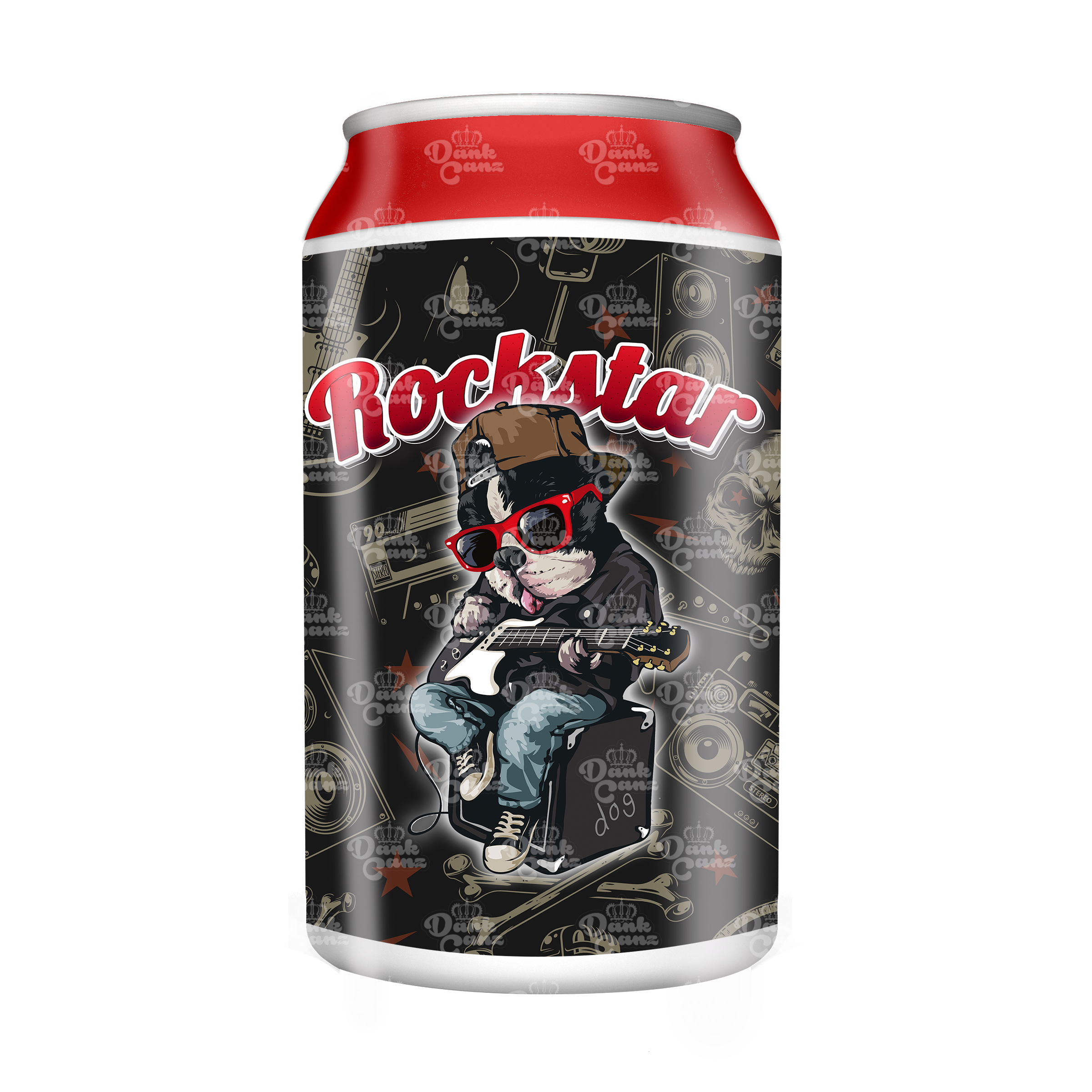 Rockstar 3.5g Plastic Soda Cans - DC Packaging Custom Cannabis Packaging