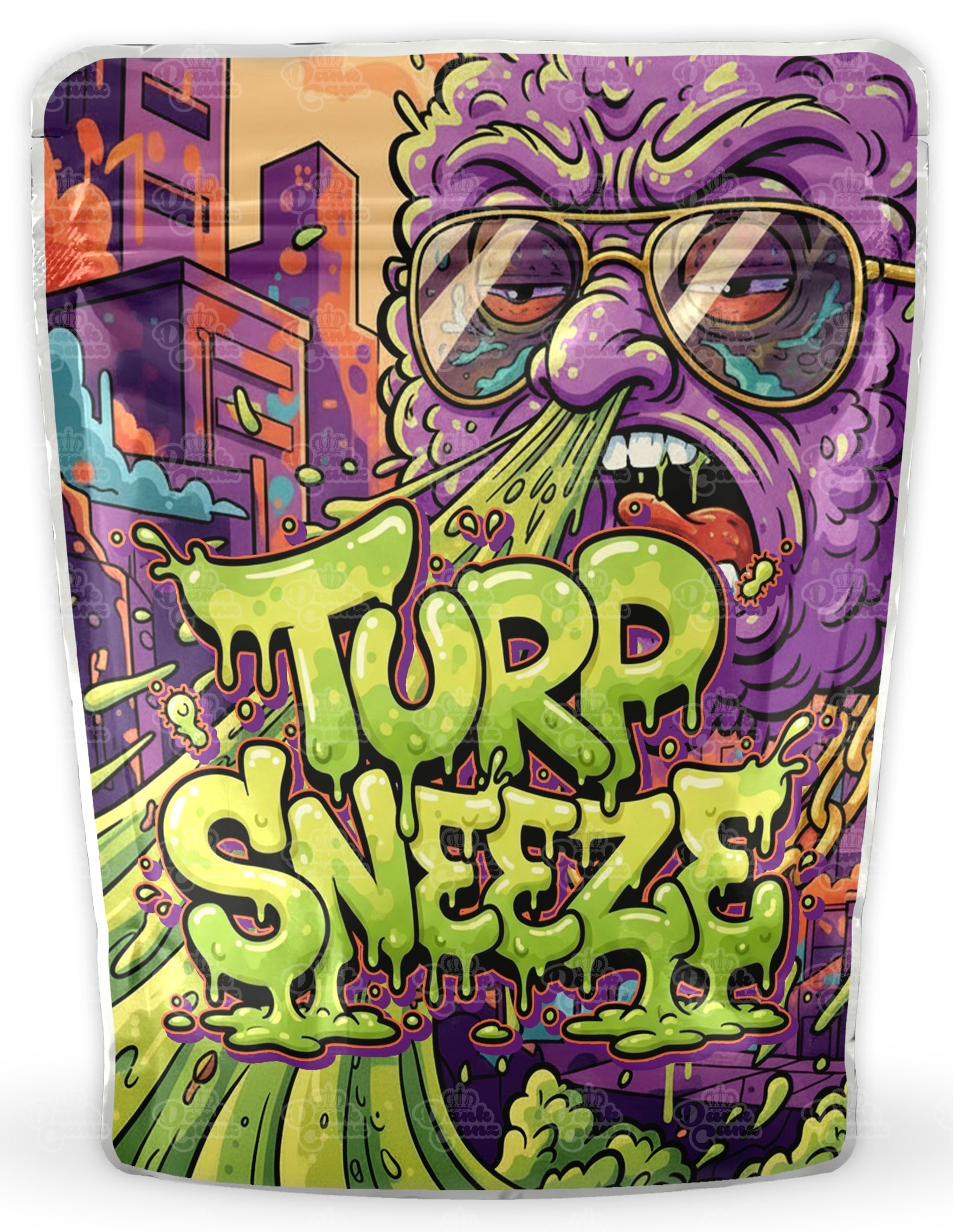Turp Sneeze Mylar Bags - DC Packaging Custom Cannabis Packaging