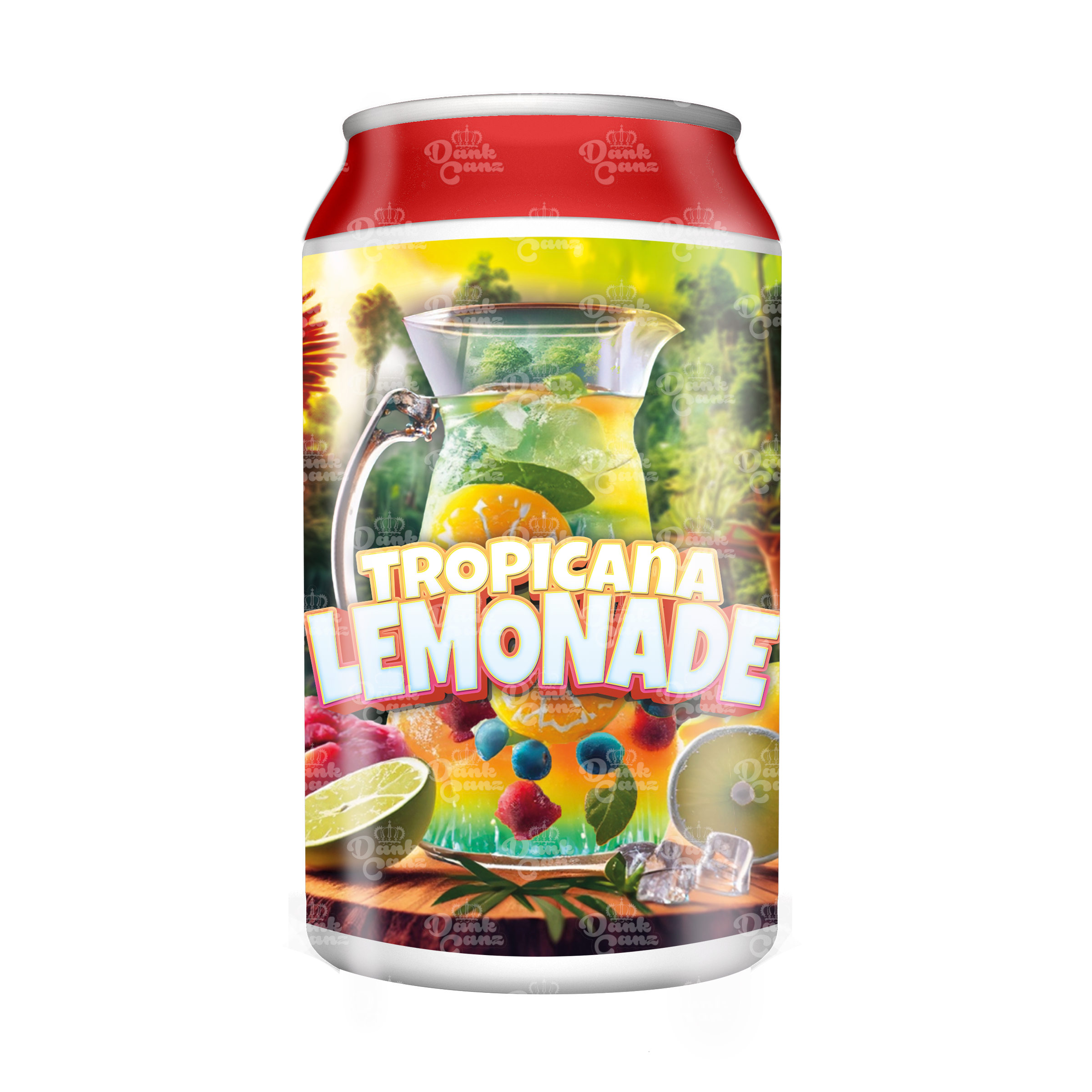Tropicana Lemonade 3.5g Plastic Soda Cans - DC Packaging Custom Cannabis Packaging