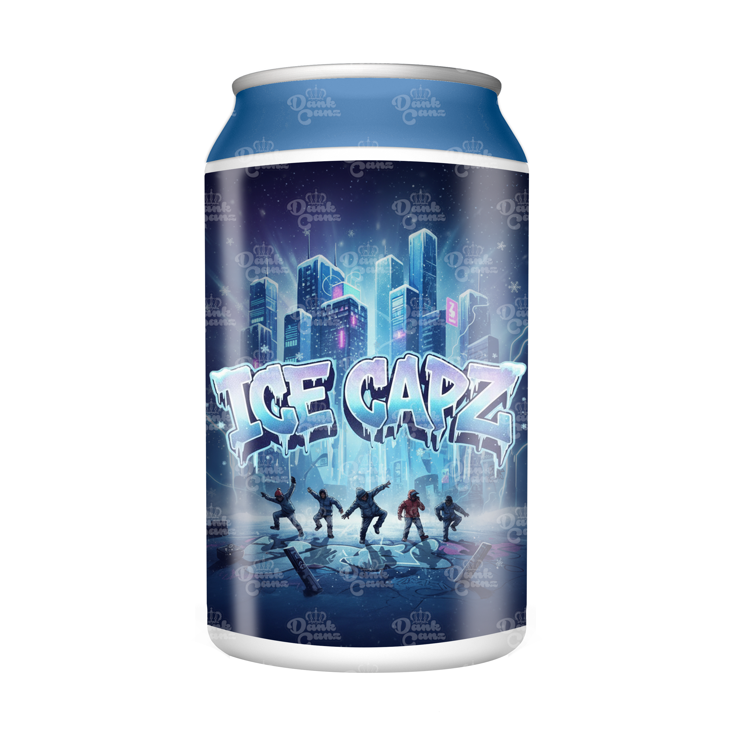 Ice Capz 3.5g Plastic Soda Cans - DC Packaging Custom Cannabis Packaging
