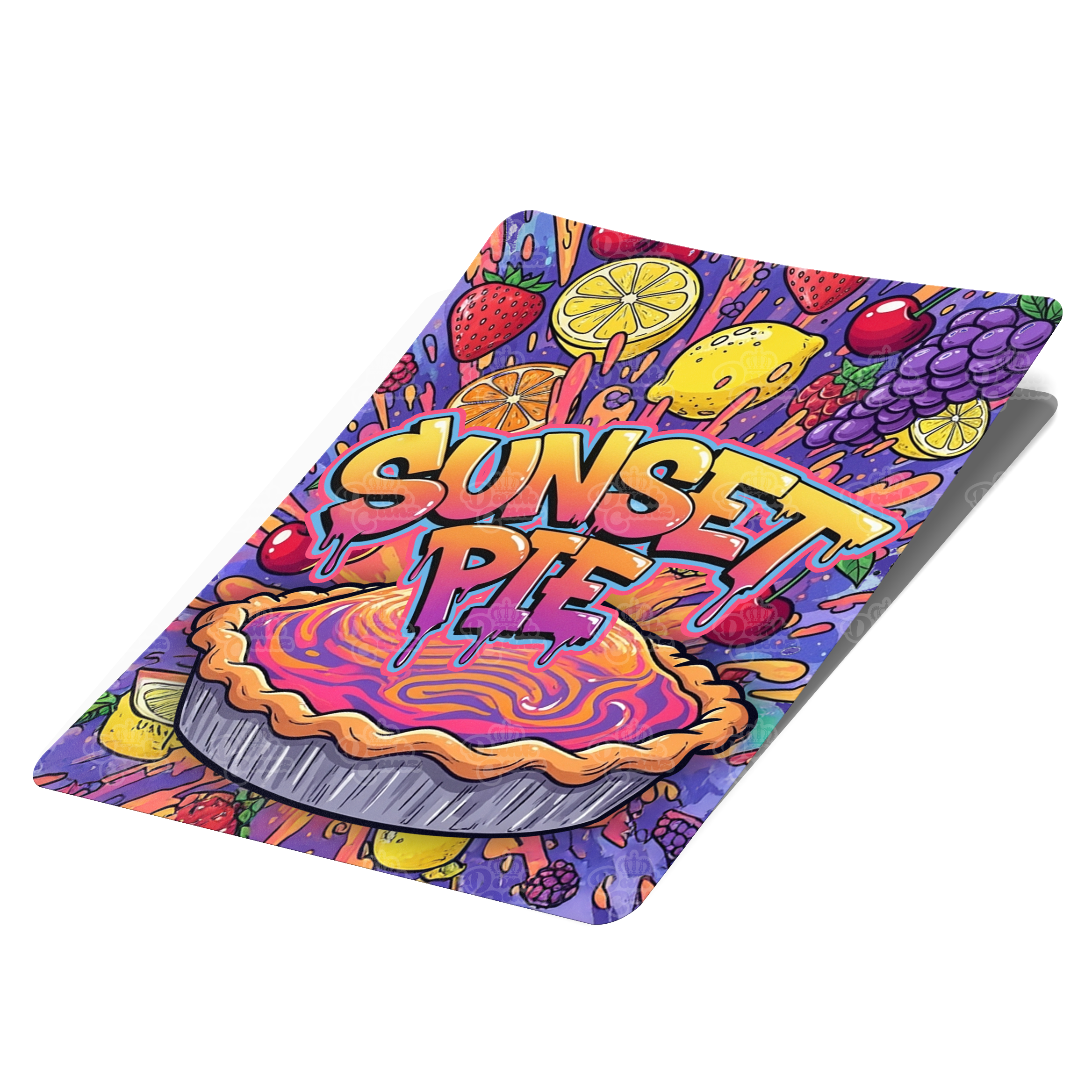 Sunset Pie Mylar Bag Labels - Labels only - DC Packaging Custom Cannabis Packaging
