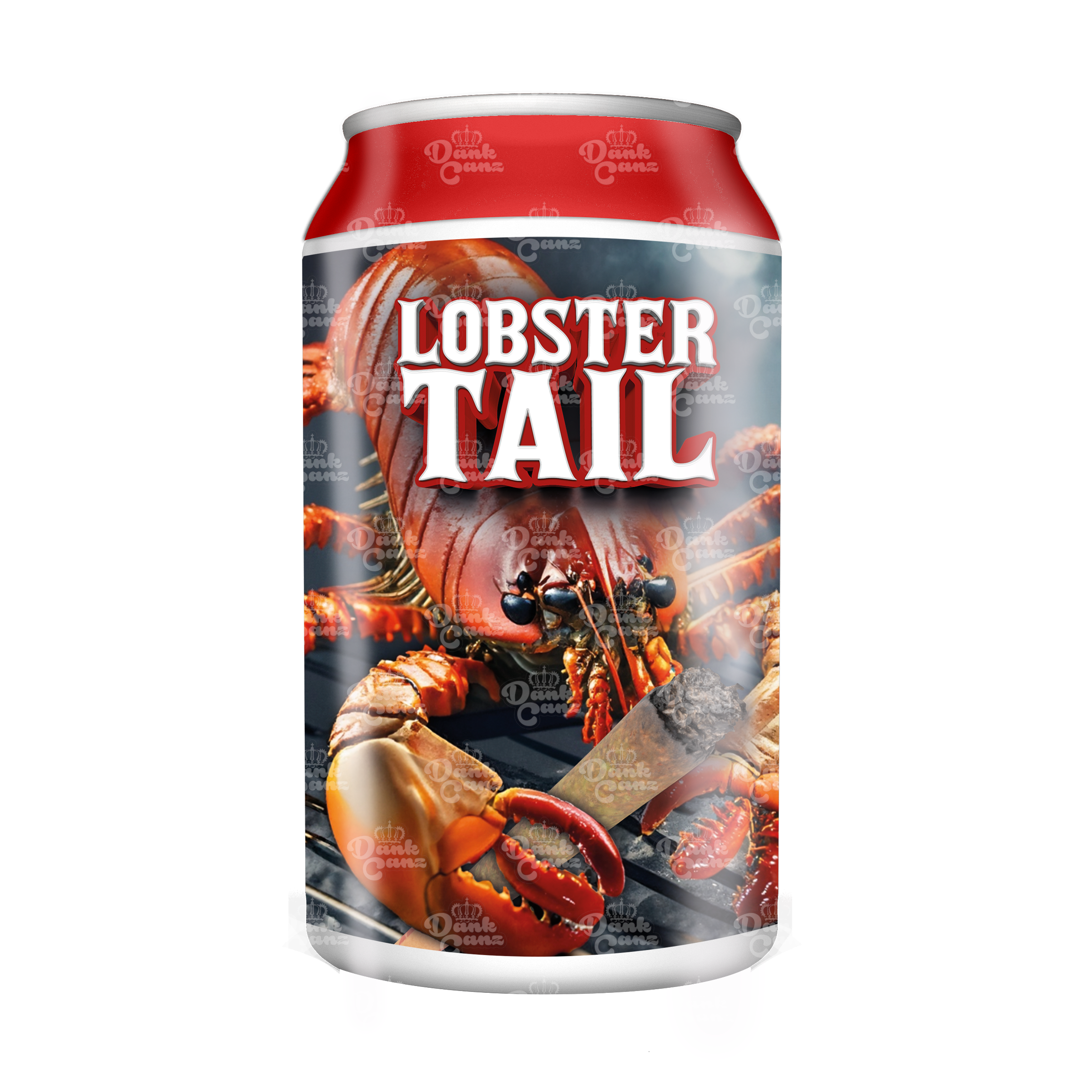 Lobster Tail 3.5g Plastic Soda Cans - DC Packaging Custom Cannabis Packaging