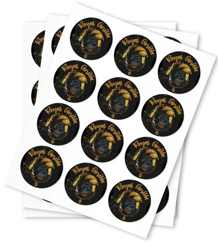 Royal Gorilla Strain Stickers - DC Packaging Custom Cannabis Packaging
