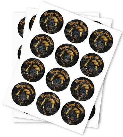 Royal Gorilla Strain Stickers - DC Packaging Custom Cannabis Packaging