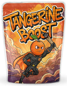 Tangerine Boost Mylar Bags - DC Packaging Custom Cannabis Packaging