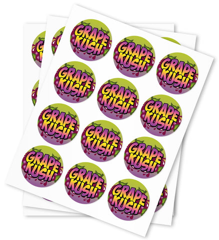 Grape Kush Stickers
