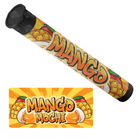 Mango Mochi Pre Roll Tubes - Labelled - DC Packaging Custom Cannabis Packaging